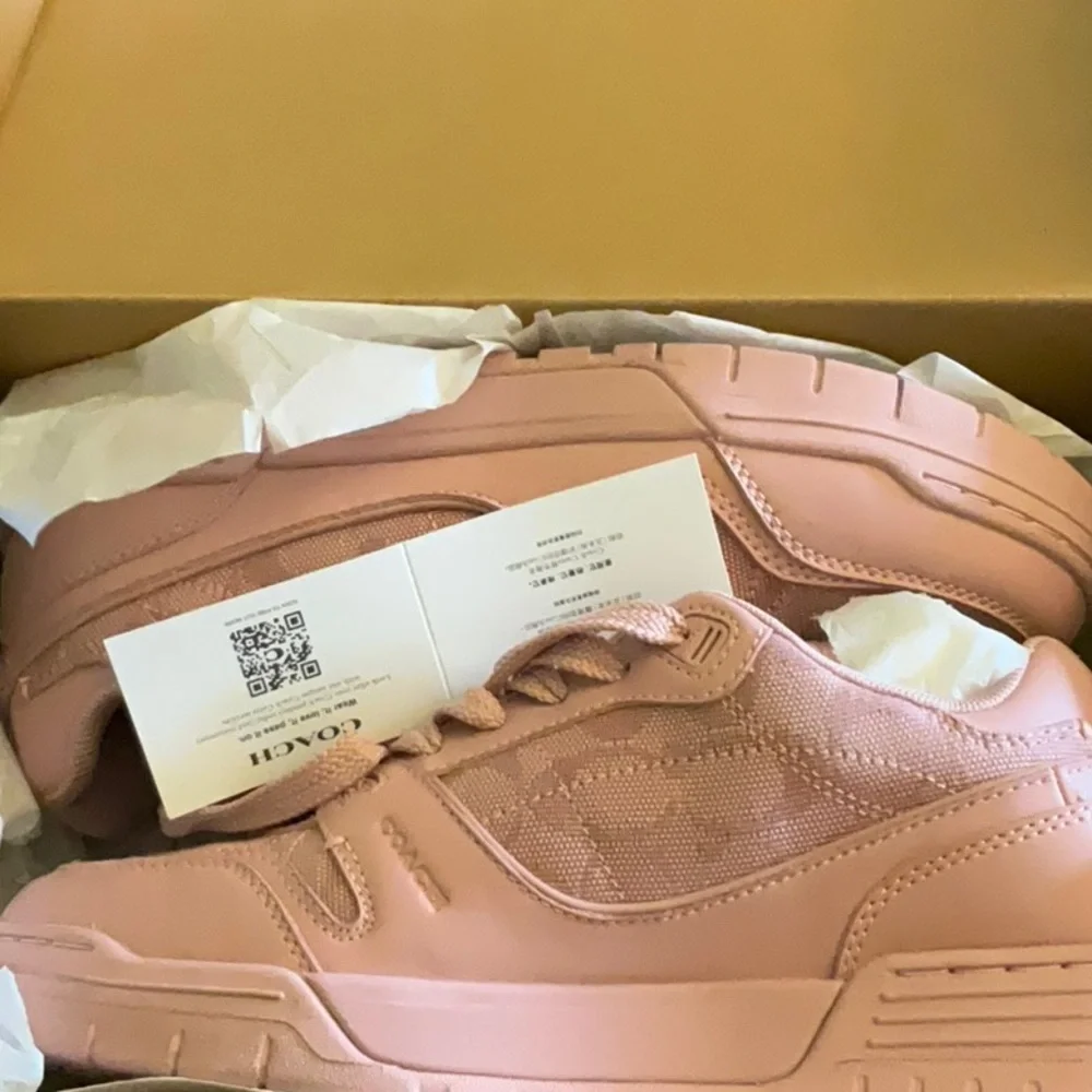 Coach pink leather